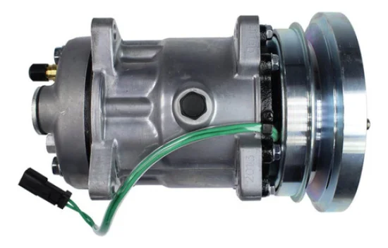 Compressor Sanden SD7H15, Orelha, Caterpillar, 1A 132mm, 24v [importado]