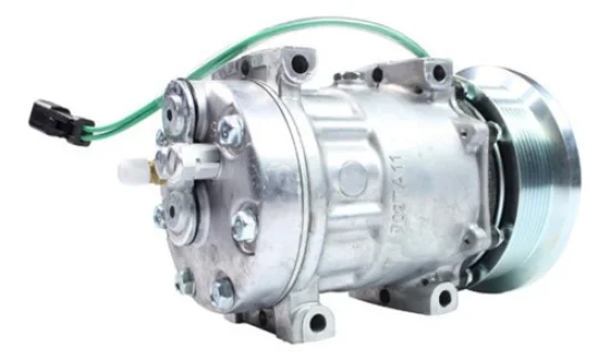 Compressor Sanden SD7H15, Passante, Caterpillar, 8pk 132mm, 24v [importado]