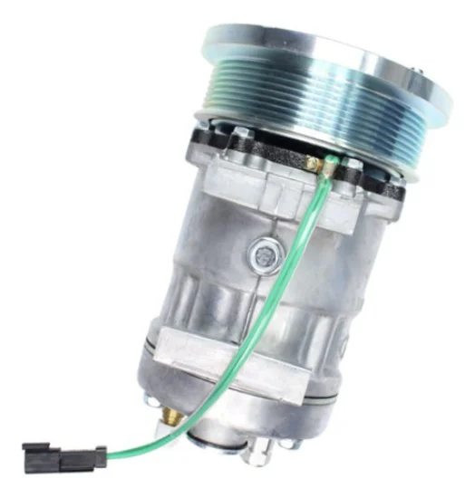 Compressor Sanden SD7H15, Passante, Caterpillar, 8pk 132mm, 24v [importado]