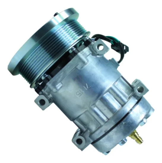 Compressor Sanden SD7H15, Passante, Caterpillar, 8pk 132mm, 24v [importado]