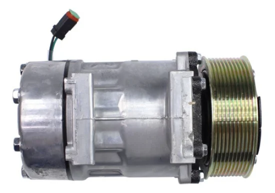 Compressor Sanden SD7H15, Passante, Scania, 10pk, 24v [importado]