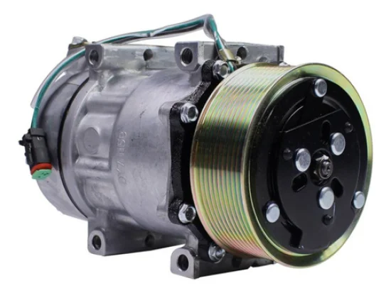 Compressor Sanden SD7H15, Passante, Scania, 10pk, 24v [importado]
