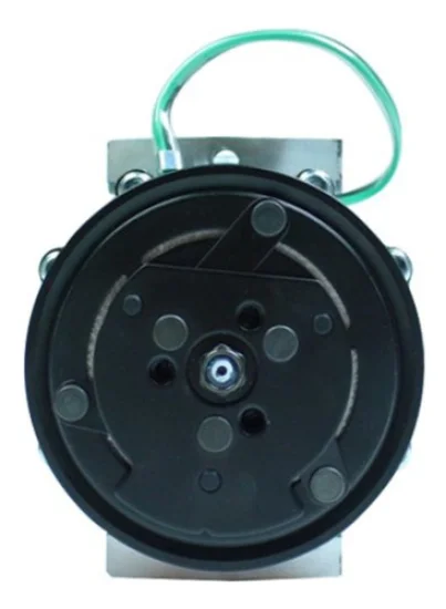 Compressor Sanden SD7H15, Passante, Scania, 8pk, 24v, Saida Reta [importado]