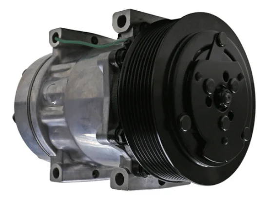 Compressor Sanden SD7H15, Passante, Volvo FH, 8pk 136mm, 24v [importado]