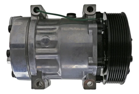 Compressor Sanden SD7H15, Passante, Volvo FH, 8pk 136mm, 24v [importado]