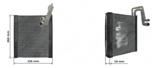 Evaporador Volvo S60, S80, V60, V70, XC60, XC70, XC75, T5, T6 /Land Rover Discovery 3, Evoque 2008 a 2014 [Caixa Behr]