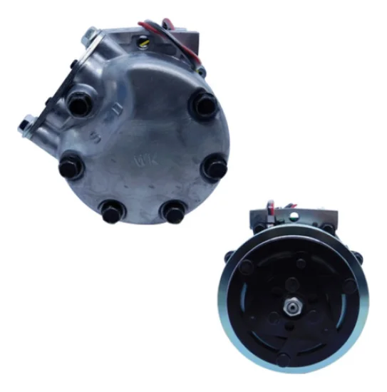 Compressor Sanden SD7H15, Passante, Scania, 8pk, 24v, Saida 45º [Original AC Edge]