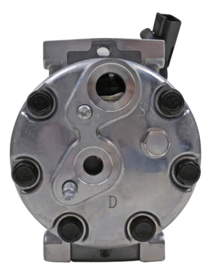 Compressor Sanden SD7H15, Passante, Caterpillar Serie K, 8pk 132mm, 24v [importado]