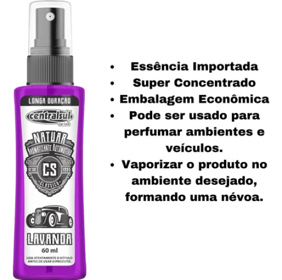 Aromatizante Natuar 60ml CentralSul [Lavanda]