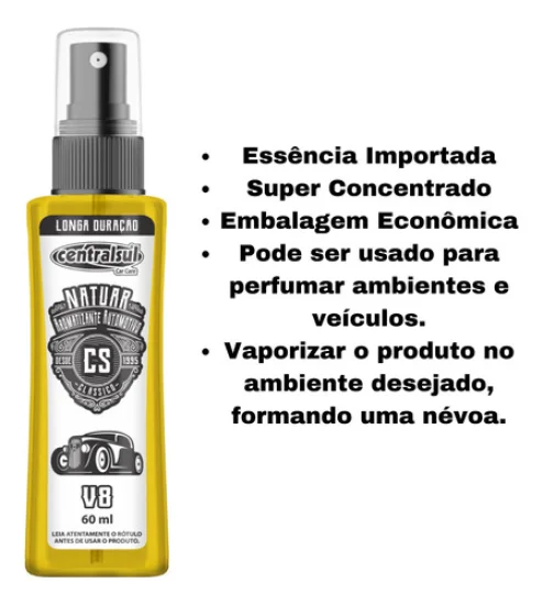 Aromatizante Natuar 60ml CentralSul [V8]