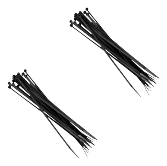 Abraçadeira Plastica 10cm x 2,5mm [Preto] [Pacote com 100 peças]