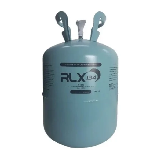 Fluido Refrigerante Gas R134a Botija 13,6kg RLX com Contraste