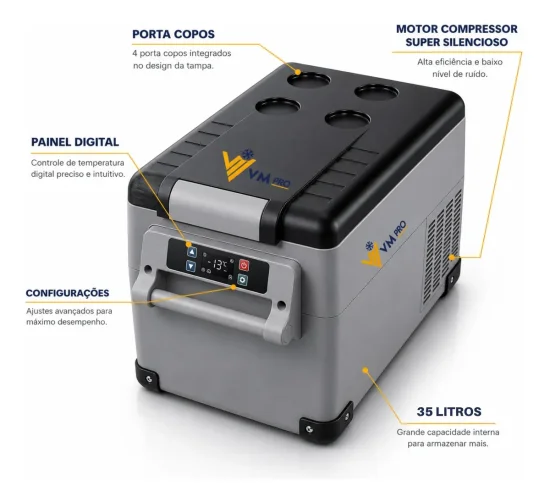 Geladeira Portatil 35L Quadrivolt [VMP]