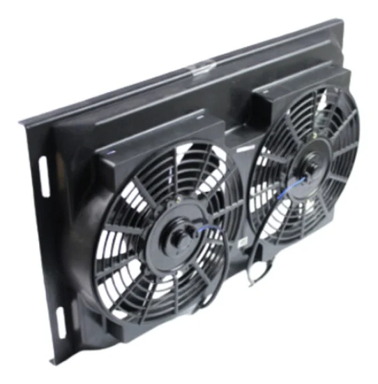 Eletroventilador Universal com Defletor 10" 12v [Pa em S] [Duplo]