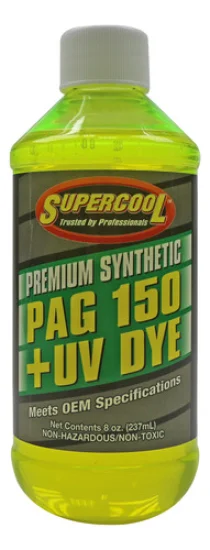 Oleo PAG150 Sintetico para Gas R134a 237ml [com Contraste] [Supercool]