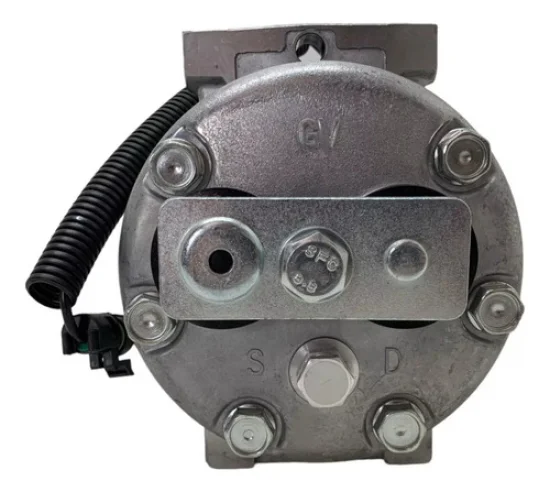 Compressor Sanden SD7H15, Passante, 2A, 12v, Flex [Original] [Sanden Americano]