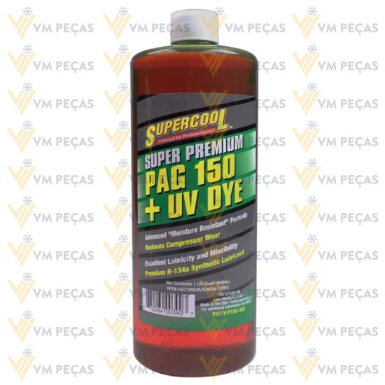 Oleo PAG150 Sintetico para Gas R134a 1L [com Contraste] [Supercool]