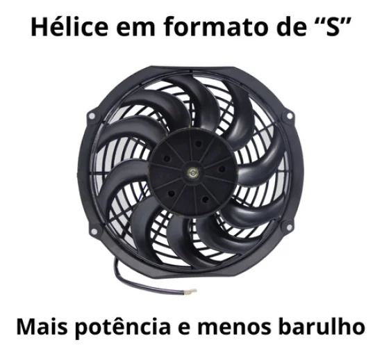 Eletroventilador Universal 12" 12v [Pa em S]