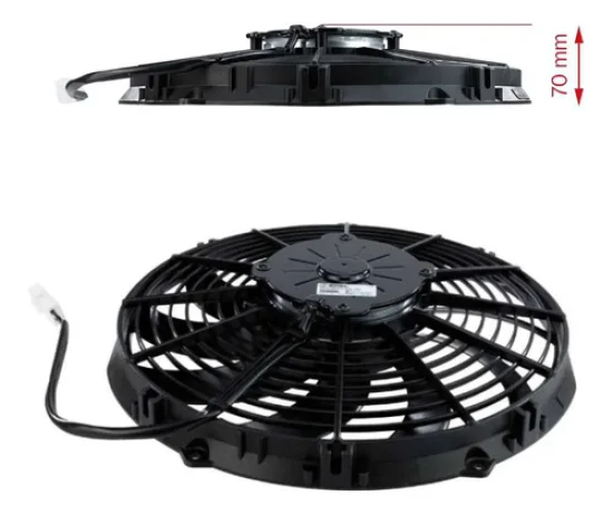 Eletroventilador Spal Universal VA10-BP50/C-61A 12" Aspirante 24v