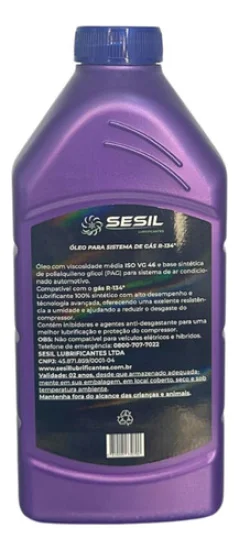 Oleo VG46 Sintetico para Gas R134a 1L [Sesil]