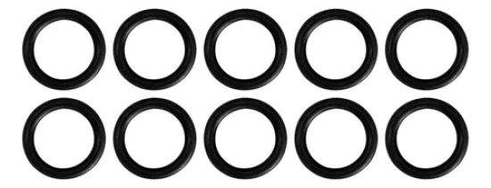 Oring R134 8mm Fino [Pacote com 10 peças] [Preto]