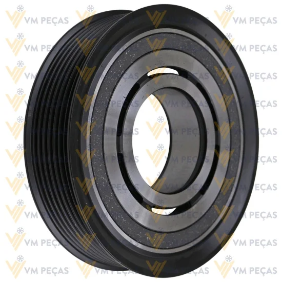 Polia Denso 10S15 Toyota Hilux SW4, SRV 2005 /Honda Civic 7pk 129mm [importado]