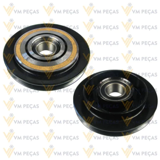 Polia Denso 6P importado, 10PA15, 10PA17, 7SB, 1A 142mm [importado]
