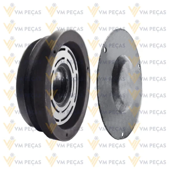 Polia Sanden SD7H15, Caterpillar, 1A 152mm com Rolamento [Preta] [importado]