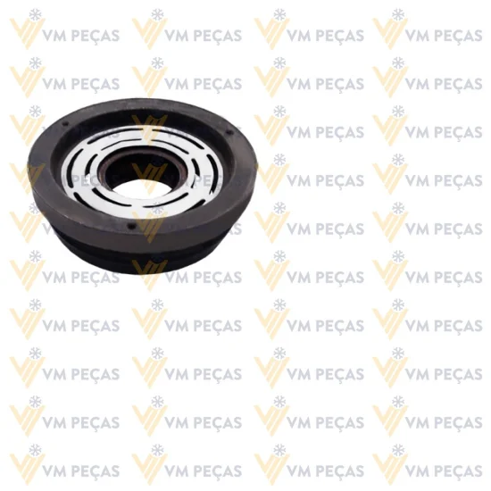 Polia Sanden SD7H15, Caterpillar, 1A 152mm com Rolamento [Preta] [importado]