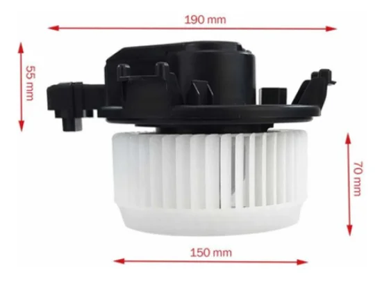 Ventilador da Caixa Toyota Hilux SW4 2008 a 2015, SRV 2016>