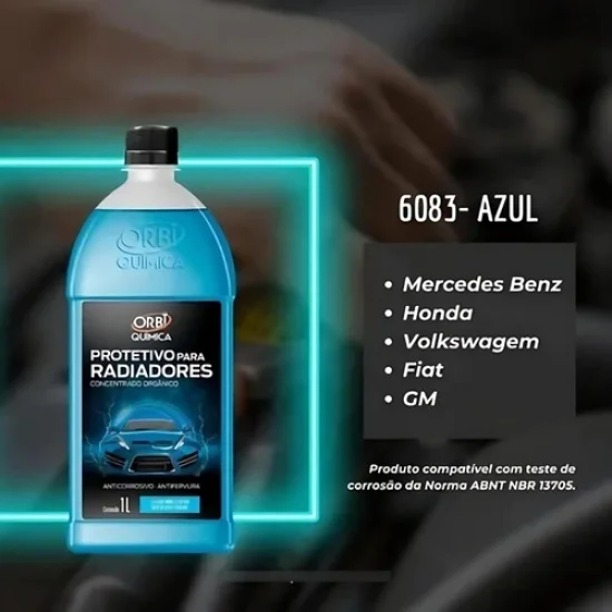 Protetivo para Radiador 1L Orbi [Azul]