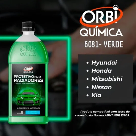 Protetivo para Radiador 1L Orbi [Verde]