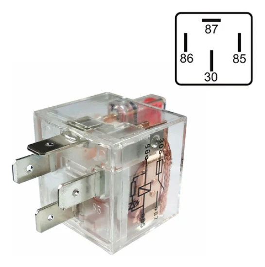 Rele Auxiliar 4 Terminais 40A [com LED]