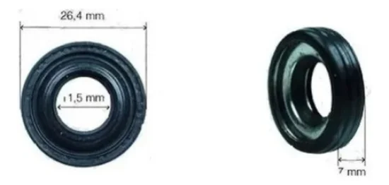 Selo CVC Delphi Linha Chevrolet, Citroen, Fiat, Peugeot /Sanden SD7h15 [Emborrachado] [com Anel Trava] [importado]