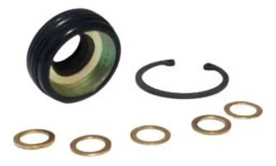 Selo Denso 6p, 10P15, 10PA15, 10PA17 [Emborrachado] [Aba Alta] [KIT]