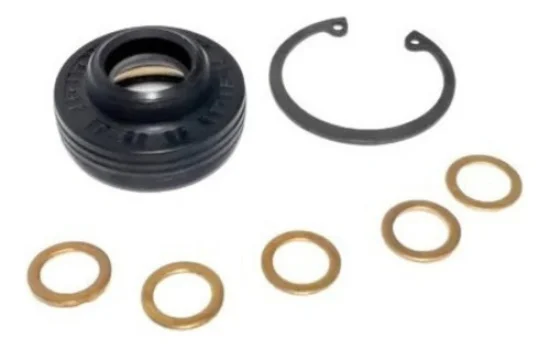 Selo Denso 6p, 10P15, 10PA15, 10PA17 [Emborrachado] [Aba Alta] [KIT]