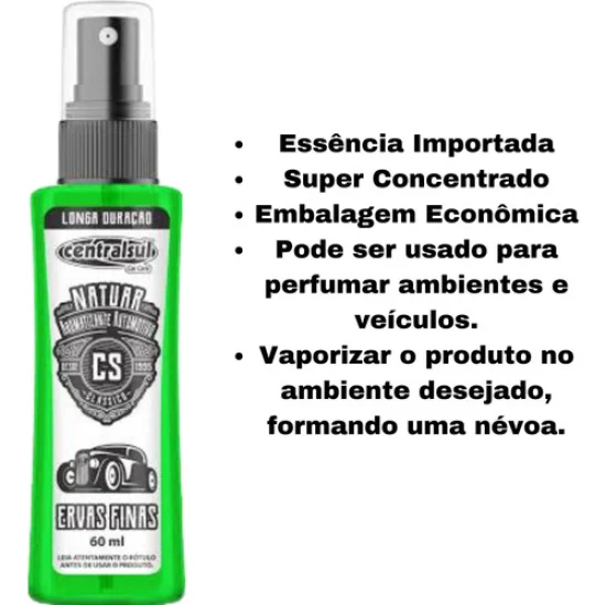 Aromatizante Natuar 60ml CentralSul [Ervas Finas]
