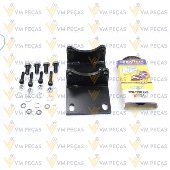 Suporte do Compressor MB Axor 1938S, 1944S [para 5H14, 7H15, Polia 8pk]