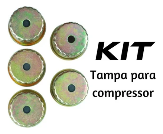 Tampa Metalica para Saida do Compressor [Sucçao] [Rosca] 10mm