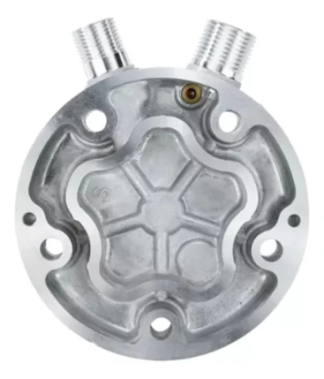 Tampa Traseira para Compressor Sanden SD5H14 Vertical 8x10