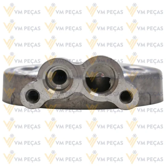 Tampa Traseira para Compressor Sanden SD7H13 Komatsu WA470 /Case /Caterpillar Escavadeira 321 [Vertical] [importado]