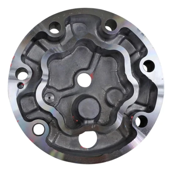Tampa Traseira para Compressor Sanden SD7H15 Flex [Perfil Baixo] [Posiçao Vertical] [importado]
