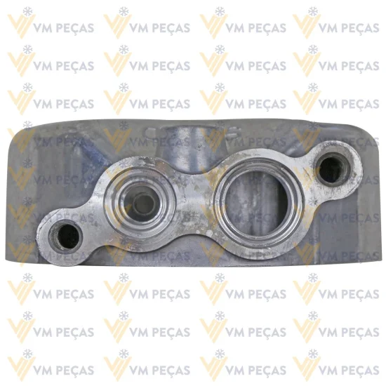 Tampa Traseira para Compressor Sanden SD7H15 Scania Saida 45º [importado]