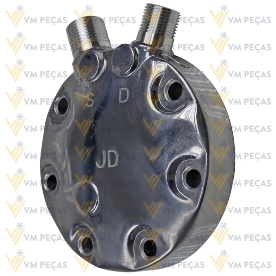 Tampa Traseira para Compressor Sanden SD7H15 Vertical 8x10 [importado]