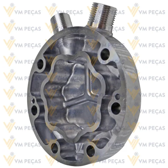 Tampa Traseira para Compressor Sanden SD7H15 Vertical 8x10 [importado]