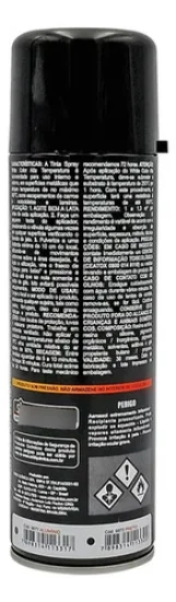 Tinta Spray de Alta Temperatura 340Ml Orbi [Preto]