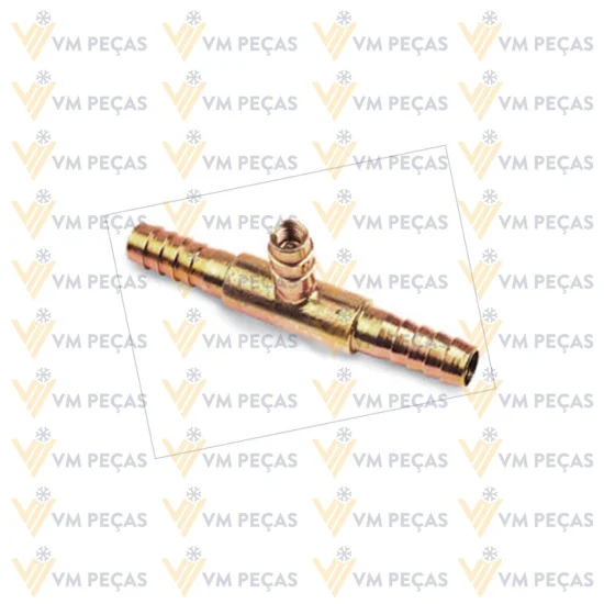 Uniao Aço 10mm com Ventil R134