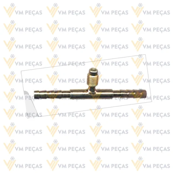 Uniao Aço 8mm com Ventil R12