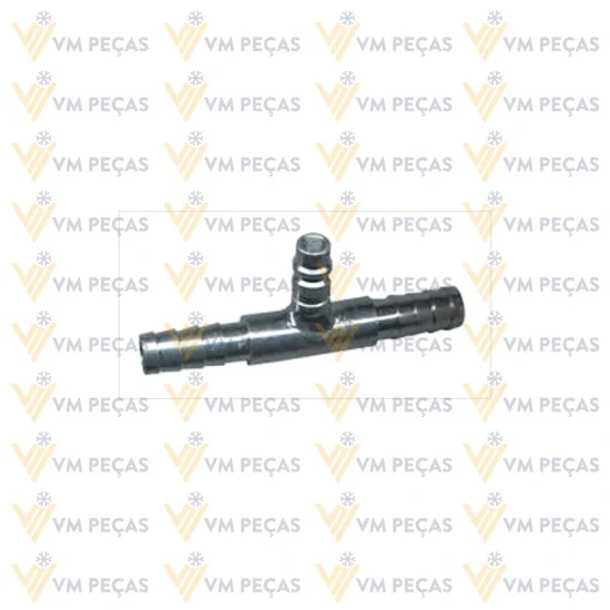Uniao Aluminio 10mm com Ventil R134