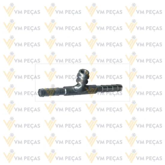 Uniao Aluminio 6mm com Ventil R134